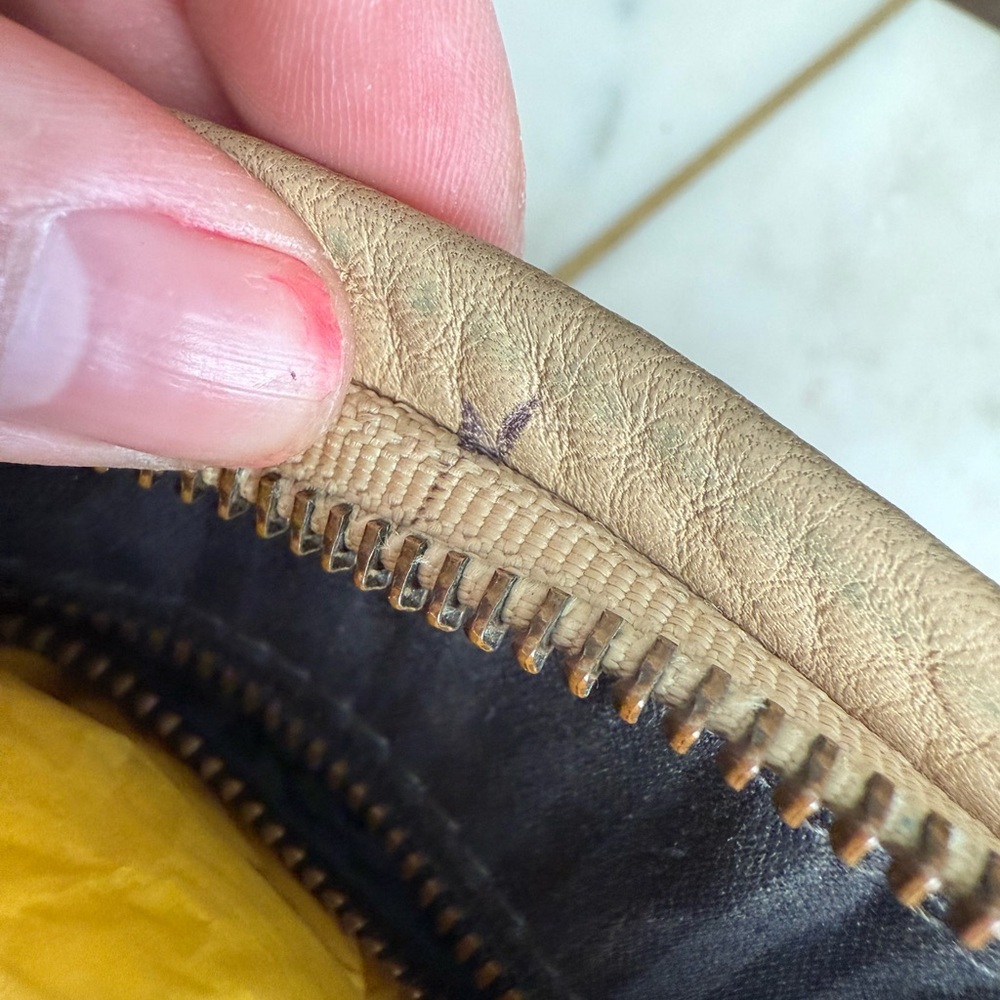 Coach Vintage Sonoma Small Zip Natural Grain Soft Milled Italy Leather Bag 4918 - Picture 12 of 16